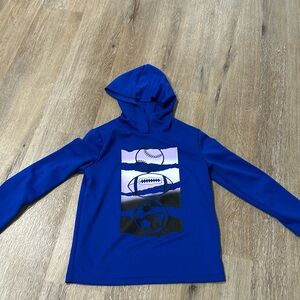 NWOT kids jumping beans size 5 light hooded sweatshirt. Baseball football soccer